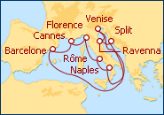 Voir l'itin�raire de la croisi�re M�diterran�e, Venise