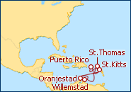 Voir l'itin�raire de la croisi�re Antilles