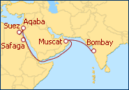Voir l'itin�raire de la croisi�re AZAMARA JOURNEY