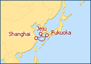 Voir l'itin�raire de la croisi�re Chine, Cor�e du Sud, Japon