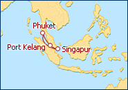 Voir l'itin�raire de la croisi�re Singapour,Malaisie et Tha�lande