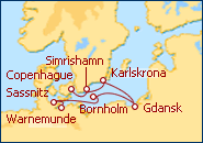 Voir l'itin�raire de la croisi�re Explorateur du Nord de l�Europe