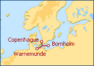 Voir l'itin�raire de la croisi�re Europe du Nord: Warnemunde