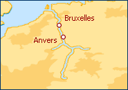 Voir l'itin�raire de la croisi�re March� de No�l en Belgique