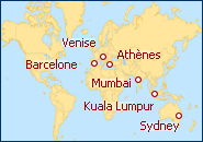 Voir l'itin�raire de la croisi�re Vuelta al mundo desde Sydney 2013