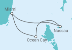 Itinéraire -  Bahamas - MSC Croisières