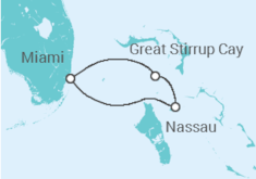 Itinéraire -  Bahamas - Norwegian Cruise Line