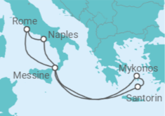 Itinéraire -  Italie, Grèce - Royal Caribbean