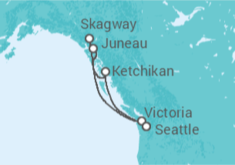 Itinéraire -  Alaska - Celebrity Cruises