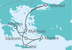 Itinéraire -  Grèce - Costa Croisières