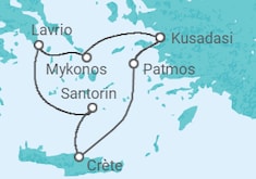 Itinéraire -  Grèce - Celestyal Cruises