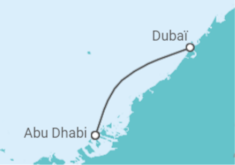 Itinéraire -  Emirats Arabes Unis - Costa Croisières