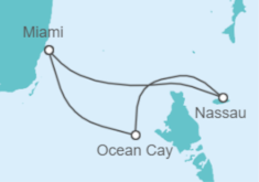 Itinéraire -  Bahamas - MSC Croisières