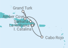 Itinéraire -  Magie des Antilles II - Costa Croisières