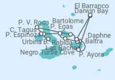 Itinéraire -  Îles Galapagos - Celebrity Cruises