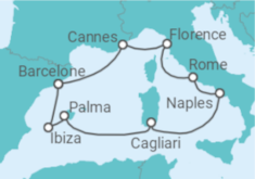 Itinéraire -  Immersion en Méditerranée  - Norwegian Cruise Line