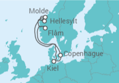 Itinéraire -  Copenhague et Splendeurs Norvégiennes - MSC Croisières