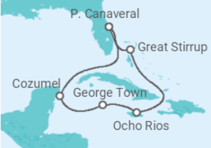 Itinéraire -  Mexique, Iles Caiman, Jamaique - Norwegian Cruise Line