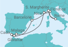 Itinéraire -  Grande Méditerranée  - Celebrity Cruises