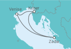 Itinéraire -  Slovénie et Croatie - MSC Croisières