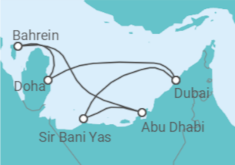 Itinéraire -  Emirats Arabes Unis - MSC Croisières
