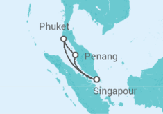 Itinéraire -  Malaisie, Thailande - Royal Caribbean