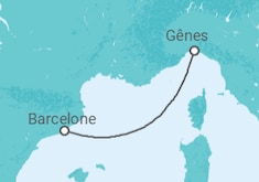 Itinéraire -  Espagne - MSC Croisières