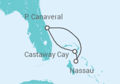 Itinéraire -  Bahamas - Disney Cruise Line
