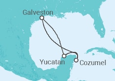 Itinéraire -  Mexique - Disney Cruise Line