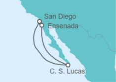 Itinéraire -  Mexique - Disney Cruise Line