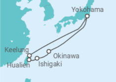 Itinéraire -  Taiwan, Japon - Princess Cruises