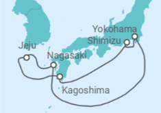 Itinéraire -  Japon, Corée Du Sud - Princess Cruises