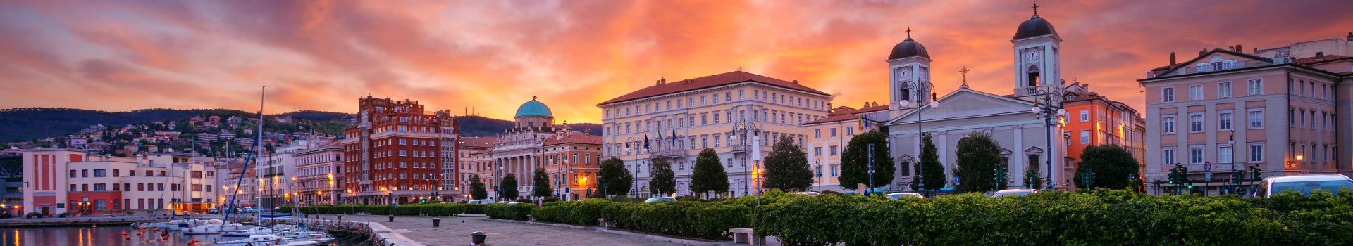 Votre voyage **Trieste** commence ici