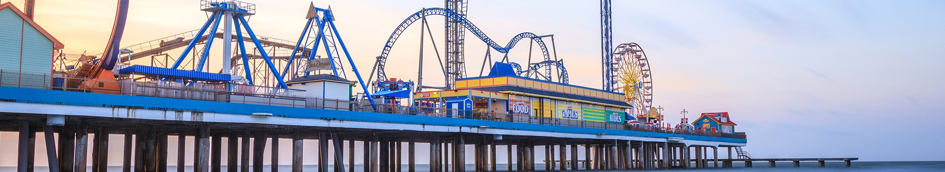 Offres de Vol + Hôtel **Galveston, TX **
