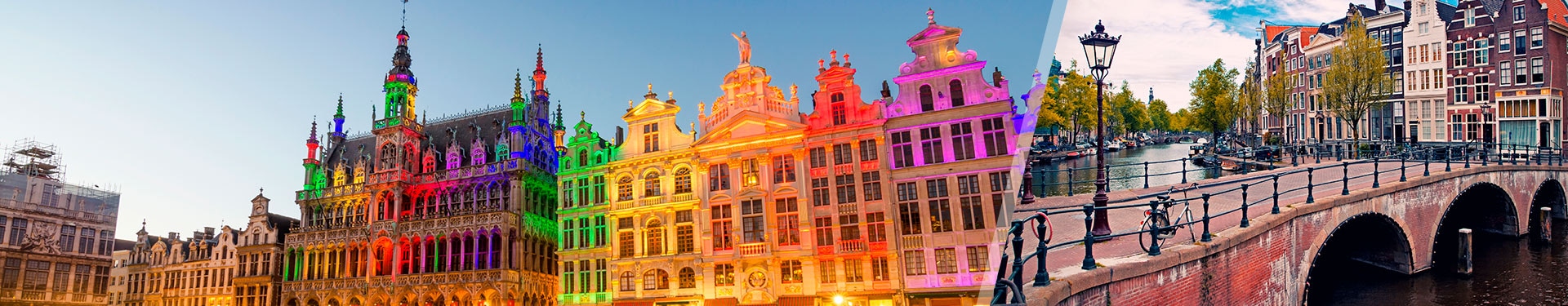 Bruxelles et Amsterdam en train