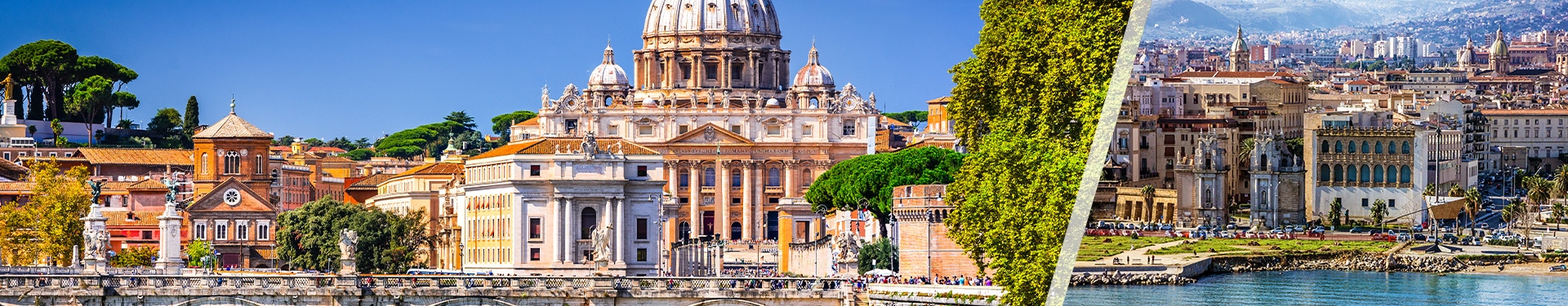 Rome et Palermo