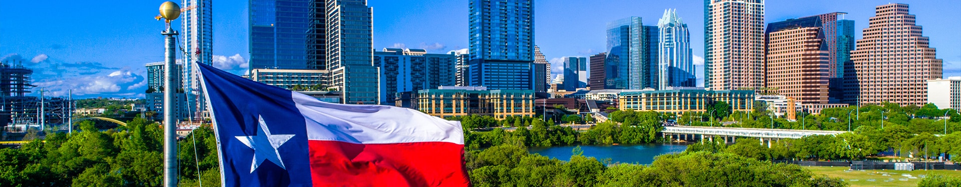 Route dans le Triangle du Texas