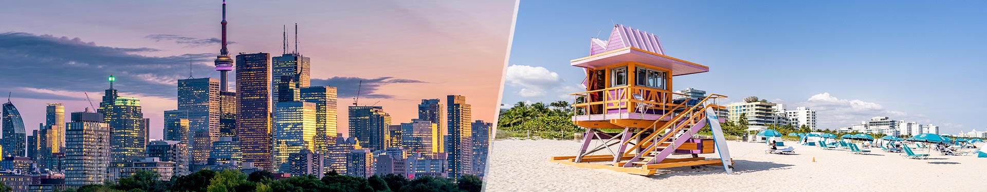 Toronto, New York et Miami