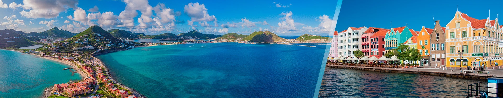 Saint-Martin et Curaçao