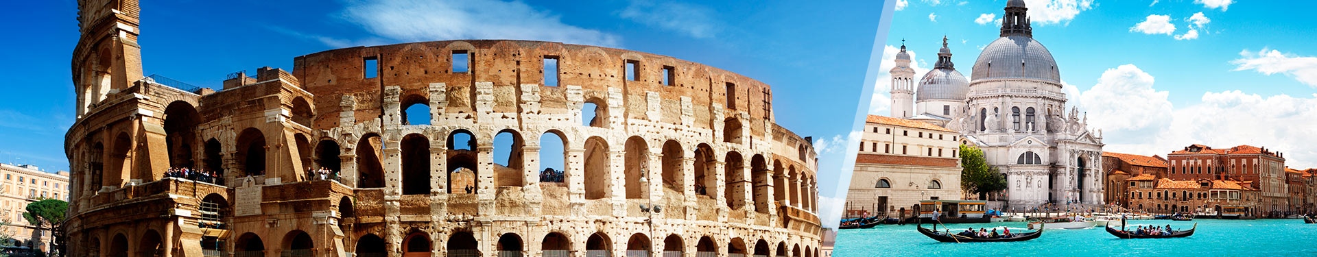 Rome et Venise en train