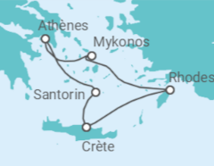 Itinéraire -  Mythes et Paysages de la Grèce - CFC Compagnie Française de Croisières
