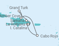 Itinéraire -  Magie des Antilles II - Costa Croisières
