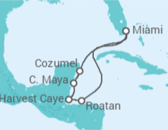 Itinéraire -  Honduras et Mexique - Norwegian Cruise Line