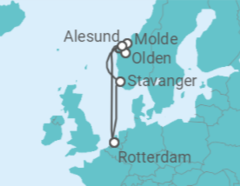 Itinéraire -  Fjords de Norvège  - Celebrity Cruises
