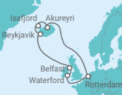 Itinéraire -  Islande et Irlande  - Celebrity Cruises