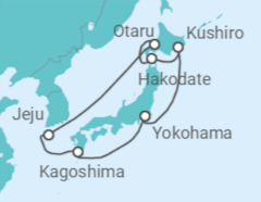Itinéraire -  Japon, Corée Du Sud - Princess Cruises