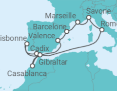 Itinéraire -  Océan magnétique et Maroc - Costa Croisières