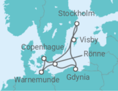 Itinéraire -  Trésors de la Baltique - MSC Croisières