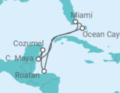Itinéraire -  Mexique, Honduras et Bahamas - MSC Croisières