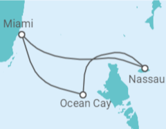 Itinéraire -  Bahamas - 5 jours - MSC Croisières